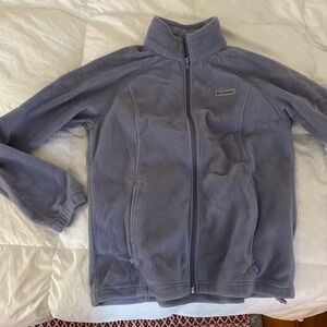 Columbia Soft Blue Fleece Jacket